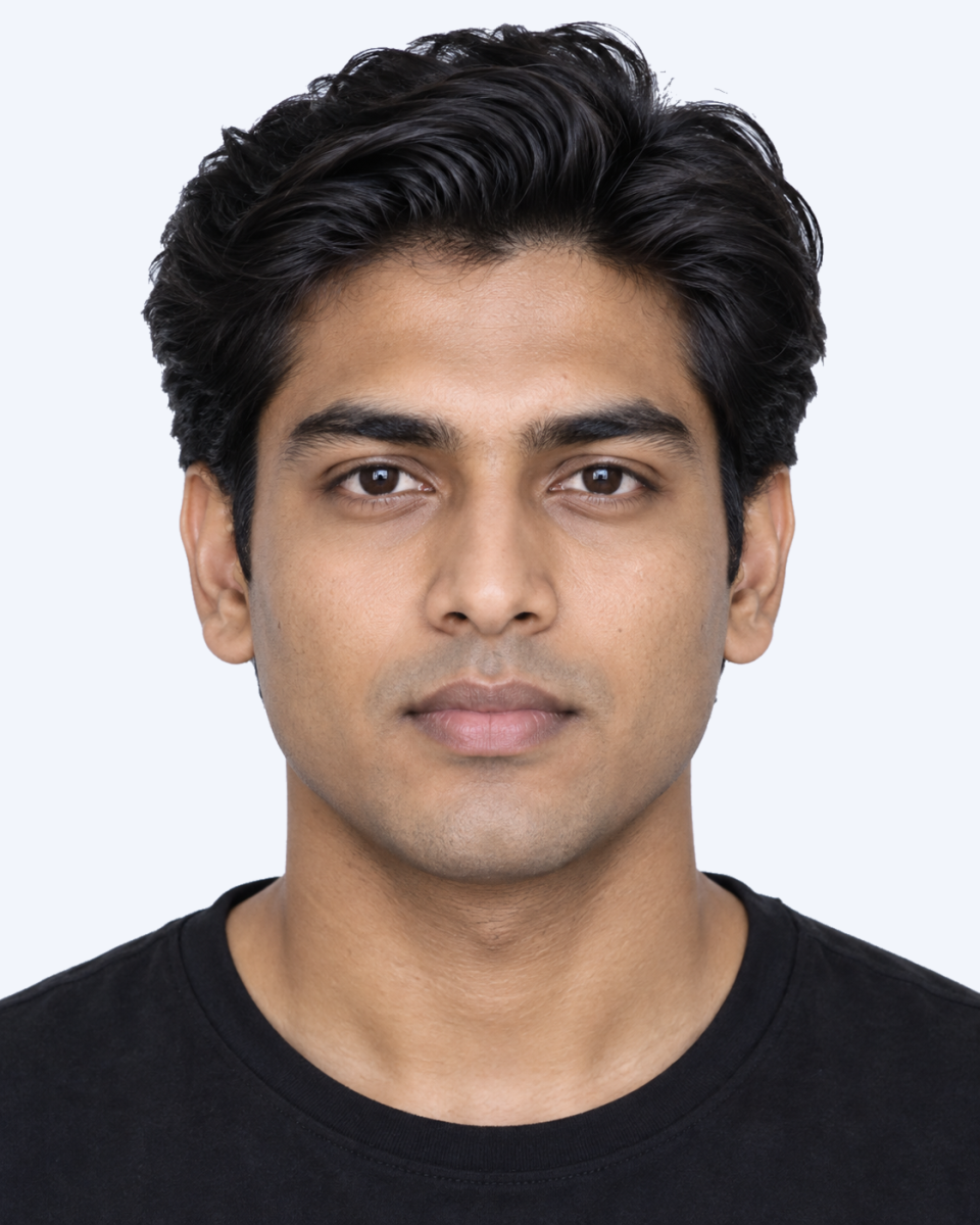 Frontal portrait illustrating nose height-to-width ratio